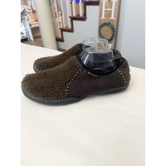 TERRASOLES US 10 EU 43 Brown Indoor Outdoor Slip on Casual Slippers Shoes Men's - Picture 1 of 6